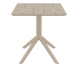 PARIS TAUPE 70X70X74εκ. ΤΡΑΠΕΖΙ ΠΟΛ/ΝΙΟΥ