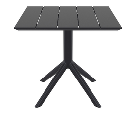 PARIS BLACK 80X80X74εκ. ΤΡΑΠΕΖΙ ΠΟΛ/ΝΙΟΥ