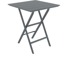 HELEN DARK GREY 60Χ60X74εκ. ΤΡΑΠΕΖΙ ΠΤΥΣ/ΝΟ ΠΟΛ/ΝΙΟΥ