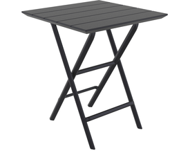 HELEN BLACK 60Χ60X74εκ. ΤΡΑΠΕΖΙ ΠΤΥΣ/ΝΟ ΠΟΛ/ΝΙΟΥ