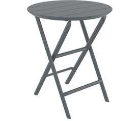 HELEN DARK GREY Φ60X74εκ. ΤΡΑΠΕΖΙ ΠΤΥΣ/ΝΟ ΠΟΛ/ΝΙΟΥ