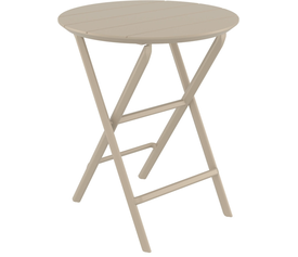 HELEN TAUPE Φ60X74εκ. ΤΡΑΠΕΖΙ ΠΤΥΣ/ΝΟ ΠΟΛ/ΝΙΟΥ