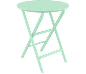 HELEN OPALINE GREEN Φ60X74εκ. ΤΡΑΠΕΖΙ ΠΤΥΣ/ΝΟ ΠΟΛ/ΝΙΟΥ