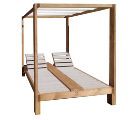 SUMMER ΞΑΠΛΩΣΤΡΑ ΞΥΛ. 153Χ198Χ198εκ.