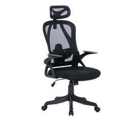 A8982 ΜΑΥΡO MESH ΠΟΛΥΘΡΟΝΑ ΓΡΑΦΕΙΟΥ