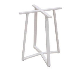 BISTRO 60X60X72εκ. WHITE ΒΑΣΗ ΜΕΤΑΛΛΙΚΗ ΜΕ ΡΕΓ/ΡΟΥΣ