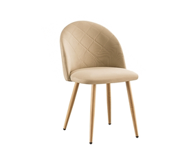 RIO ΦΥΣΙΚΟ/BEIGE ΥΦΑΣΜΑ(Σ4)ΚΑΡΕΚΛΑ ΜΕΤΑΛΛΙΚΗ