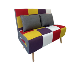 SARA PATCHWORK ΥΦΑΣΜΑ ΚΑΝΑΠΕΣ/ΚΡΕΒΑΤΙ 134Χ80εκ.