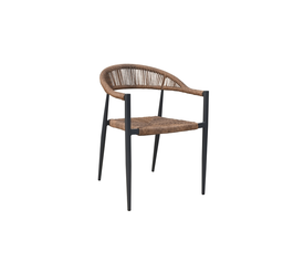 VALERIA GREY/NATURAL ΠΟΛ/ΝΑ ΑΛΟΥΜΙΝΙΟΥ 57Χ57Χ78εκ.