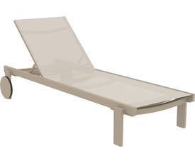 CASABLANCA ΞΑΠΛΩΣΤΡΑ TAUPE/TAUPE ΑΛΟΥΜ-ΠΟΛ/ΝΙΟΥ