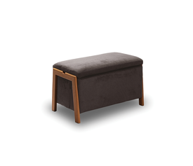 DALI ΣΚΑΜΠΟ VELVET BROWN ΜΕ ΑΠΟΘ. ΧΩΡΟ 75X42X44εκ.