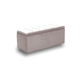 LIDO ΣΚΑΜΠΟ VELVET BEIGE ΜΕ ΑΠΟΘ. ΧΩΡΟ 101X41X42εκ.