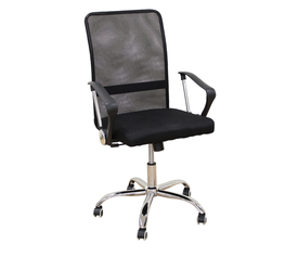 A9946 ΜΑΥΡΟ MESH ΠΟΛΥΘΡΟΝΑ ΓΡΑΦΕΙΟΥ