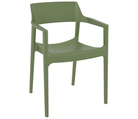 TULUM OLIVE GREEN ΠΟΛΥΘΡΟΝΑ ΠΟΛ/ΝΙΟΥ 55X52X79εκ.