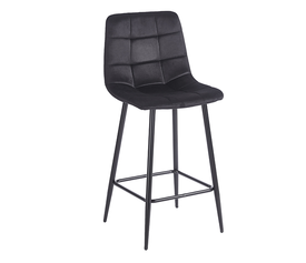 NORA BLACK VELVET ΥΦΑΣΜΑ 65εκ. ΣΚΑΜΠΟ ΜΕΤΑΛΛΙΚΟ 45X41X65-99εκ.