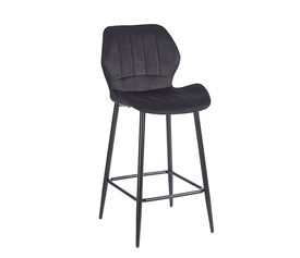 DYLAN BLACK VELVET ΥΦΑΣΜΑ 65εκ. ΣΚΑΜΠΟ ΜΕΤΑΛΛΙΚΟ 46X45X65-95εκ.