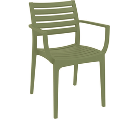 ARTEMIS OLIVE GREEN ΠΟΛΥΘΡΟΝΑ ΠΟΛ/ΝΙΟΥ 58X58X83.5εκ.