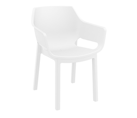 DORA WHITE ΠΟΛΥΘΡΟΝΑ ΠΟΛ/ΝΙΟΥ 58X59X80εκ.