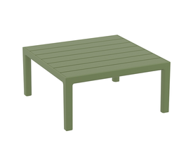 PORTOFINO LOUNGE ΤΡΑΠΕΖΙ OLIVE GREEN 70X70X33εκ. ΠΟΛ/ΝΙΟΥ