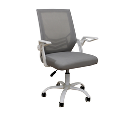 A1830 ΛΕΥΚΟ/ΓΚΡΙ MESH ΠΟΛΥΘΡΟΝΑ ΓΡΑΦΕΙΟΥ 62X54X44-91/53-100εκ.