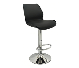 BAR49 BLACK PU/PVC(Σ2)ΣKAMΠO ΜΕ ΑΜΟΡΤΙΣΕΡ 39X45X102εκ.