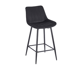 REPO BLACK VELVET ΥΦΑΣΜΑ 66εκ. ΣΚΑΜΠΟ ΜΕΤΑΛΛΙΚΟ 48X49X66-96εκ.