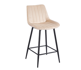 REPO BEIGE VELVET ΥΦΑΣΜΑ 66εκ. ΣΚΑΜΠΟ ΜΕΤΑΛΛΙΚΟ 48X49X66-96εκ.