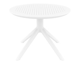 Sky Mini Πλαστικό Τραπέζι White Φ60x45 εκ.