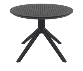 Sky Mini Τραπεζάκι Πολυπροπυλενίου Black Φ60x45 cm