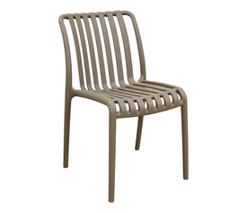 Parma Cappuccino Καρέκλα Πολυπροπυλενίου 46X59X80εκ.