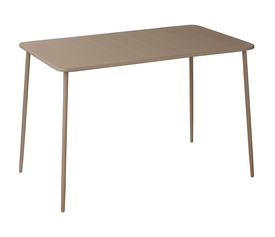 BOLTON ΤΡΑΠΕΖΙ ΣΤΑΘΕΡΟ  TAUPE 140Χ80Χ74 cm