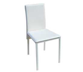 Μεταλλική Καρέκλα Τραπεζαρίας με Δερματίνη 42x42xH85cm
