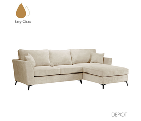 BOEL ΚΑΝΑΠΕΣ ΓΩΝΙΑ ΔΕΞΙΑ BEIGE 280x170x92