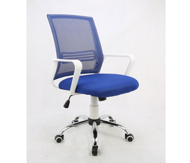 A1600-W ΛΕΥΚΟ/ΜΠΛΕ MESH ΠΟΛΥΘΡΟΝΑ ΓΡΑΦΕΙΟΥ