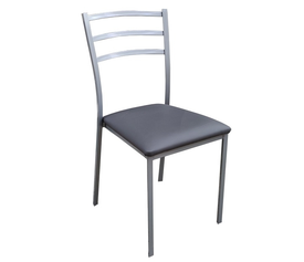 Τριγωνική Καρέκλα Κουζίνας Μέταλλο / Δερματίνη 41x45xH84cm (4 χρώματα)