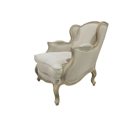 ΜΠΕΡΖΕΡΑ ΥΦΑΣΜΑ ΜΠΕΖ LINEN-COTTON ΔΡΥΙΝΗ ΓΚΡΙ ΑΝΤΙΚΕ 124X46Χ106cm