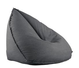 LAGOS ΜΑΧ Πουφ 100% Αδιάβροχο, Ύφασμα Ανθρακί, Αποσπώμενο Κάλυμμα