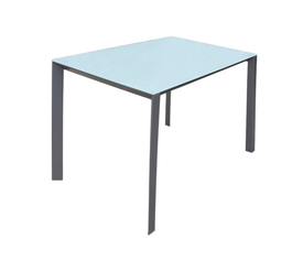 Τραπέζι Μέταλλο / Κρύσταλλο 110x70xH75cm