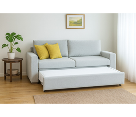 Τριθέσιος Καναπές - Κρεβάτι με Συρόμενο Μηχανισμό 220x90cm