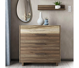 SICILIA Συρταριέρα με 4 Συρτάρια Ελληνικής Κατασκευής 90x43xH94cm 