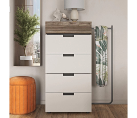 COSMOS Συρταριέρα με 5 Συρτάρια Ελληνικής Κατασκευής 60x45xH117cm 