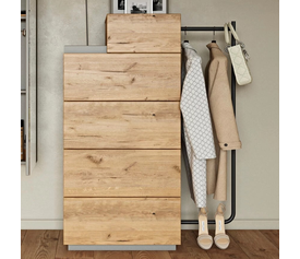 SOHO Συρταριέρα με 5 Συρτάρια Ελληνικής Κατασκευής 60x45.5xH121cm