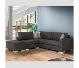 Νάξος Πολυμορφικός Καναπές Γωνία Ελληνικής Κατασκευής XSM 240x180+60x95cm