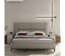 NABUK 9 Κρεβάτι Ελληνικής Κατασκευής 210x196xH119cm (Για Στρώμα 160x200)