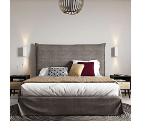 FAB Κρεβάτι Ελληνικής Κατασκευής 210x180xH127cm (Για Στρώμα 160x200)