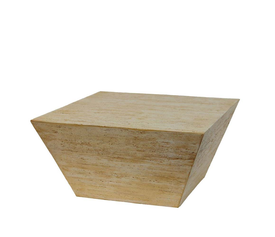 PYRAMIS COFFEE TABLE BEIGE 80x80x40