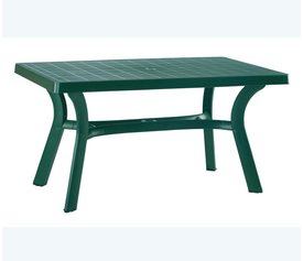 ROMA 80Χ140Χ72εκ. ΠΡΑΣΙΝΟ ΤΡΑΠΕΖΙ