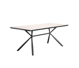 SAHARA ΤΡΑΠΕΖΙ BEIGE ΜΕ ΟΨΗ ΜΑΡΜΑΡΟΥ 180x90x76