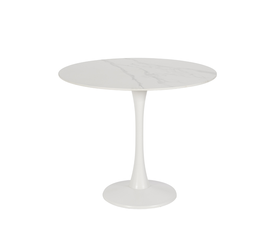 ICE ΤΡΑΠΕΖΙ ΡΟΤΟΝΤΑ ΑΣΠΡΟ 90x90x75cm