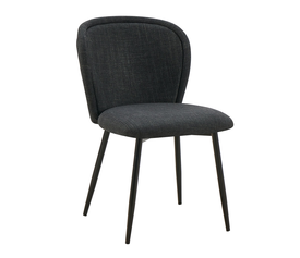Figaro καρέκλα ανθρακί μαύρο 49x63x79cm